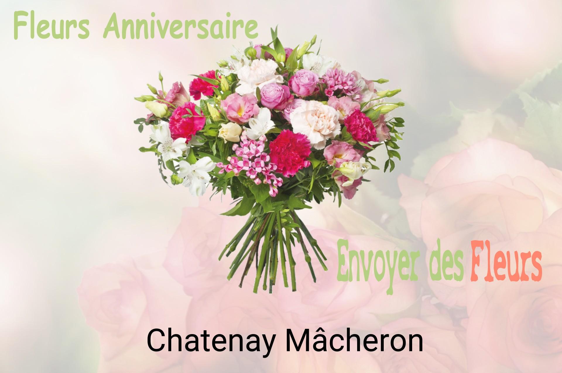Bouquet de fleurs d’anniversaire livré à Chatenay-Mâcheron