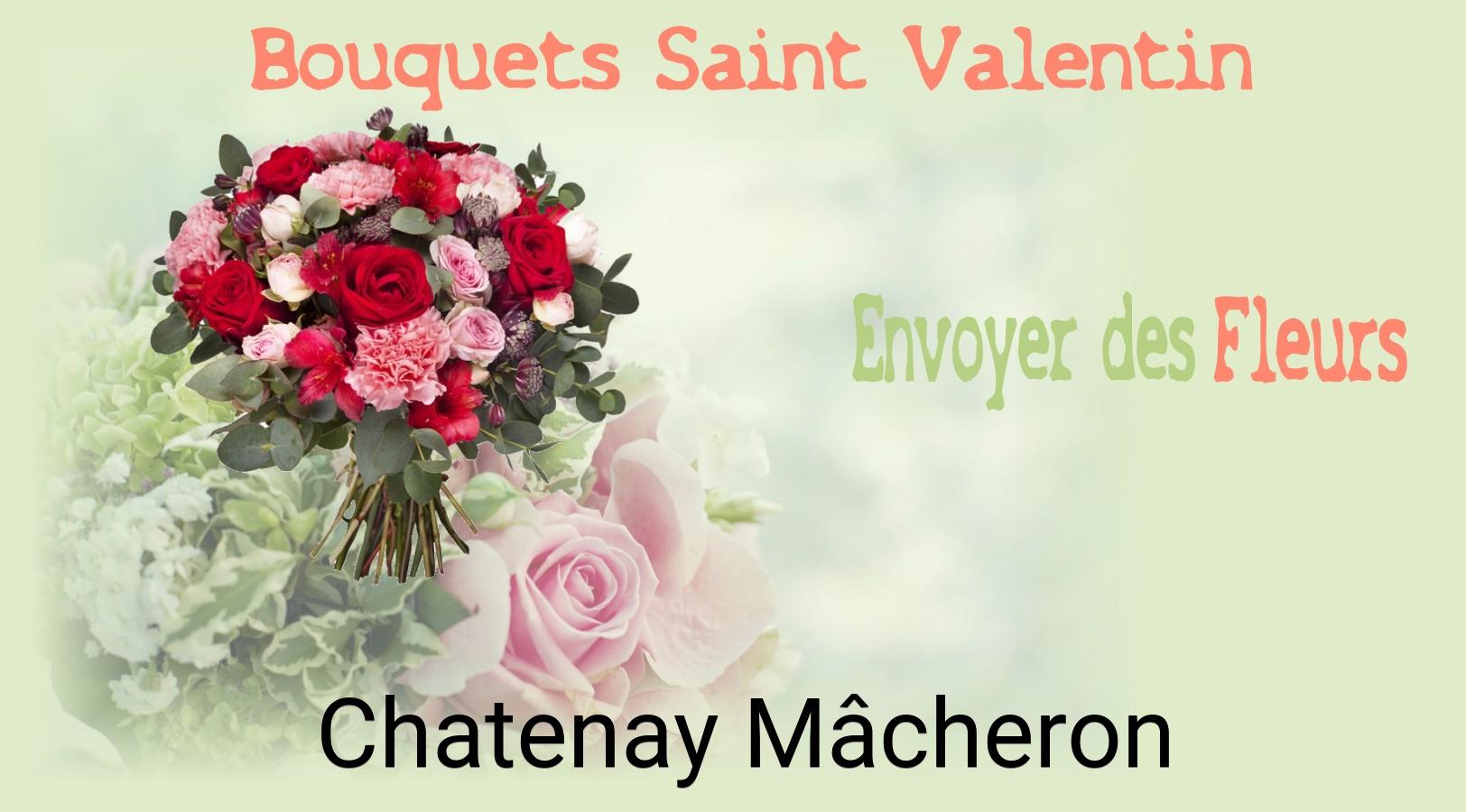 Roses de Saint-Valentin livrées à Chatenay-Mâcheron